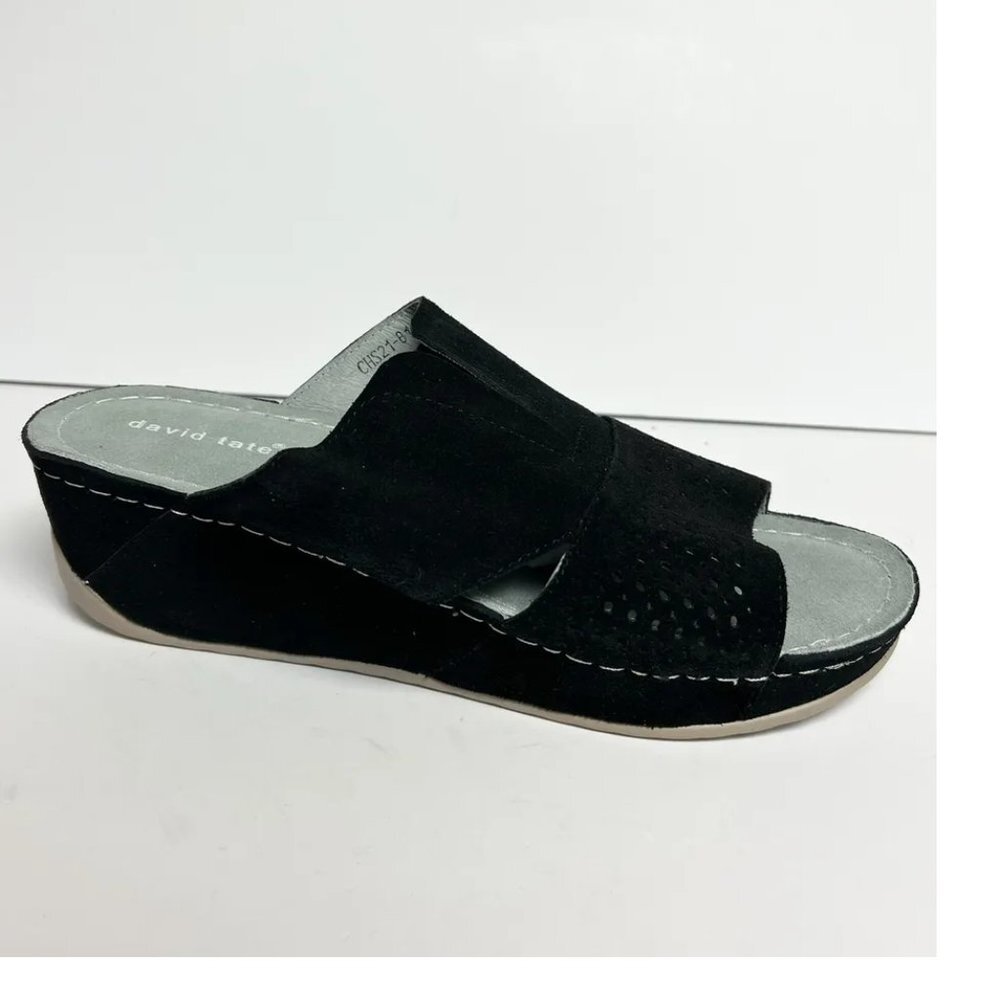 David Tate Womens Twinkle Sandal Black Size 10 M
